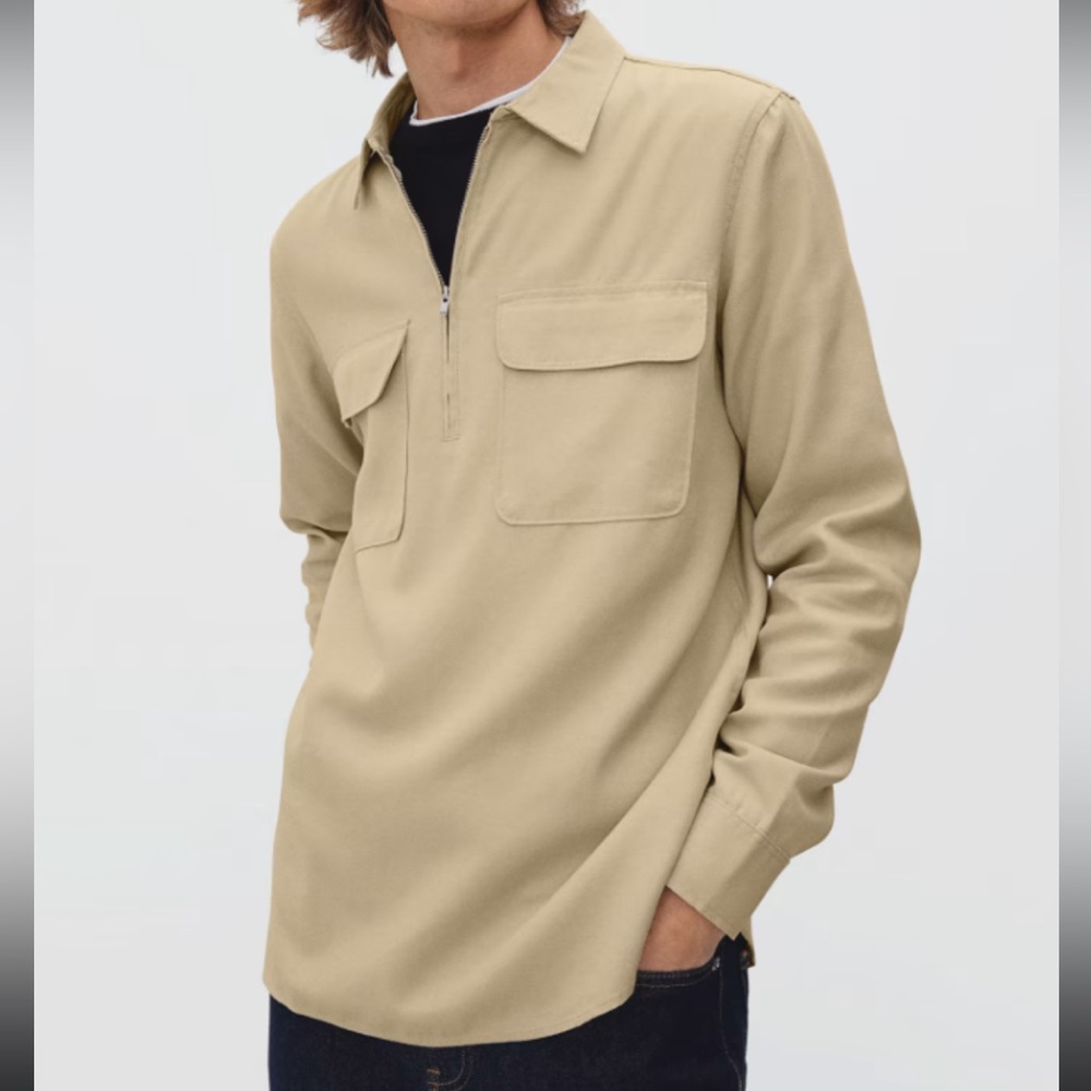 Everlane Quarter-zip Popover shirt